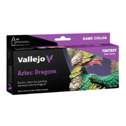 Fantasy Color Series 8 Aztec Dragons - Peinture