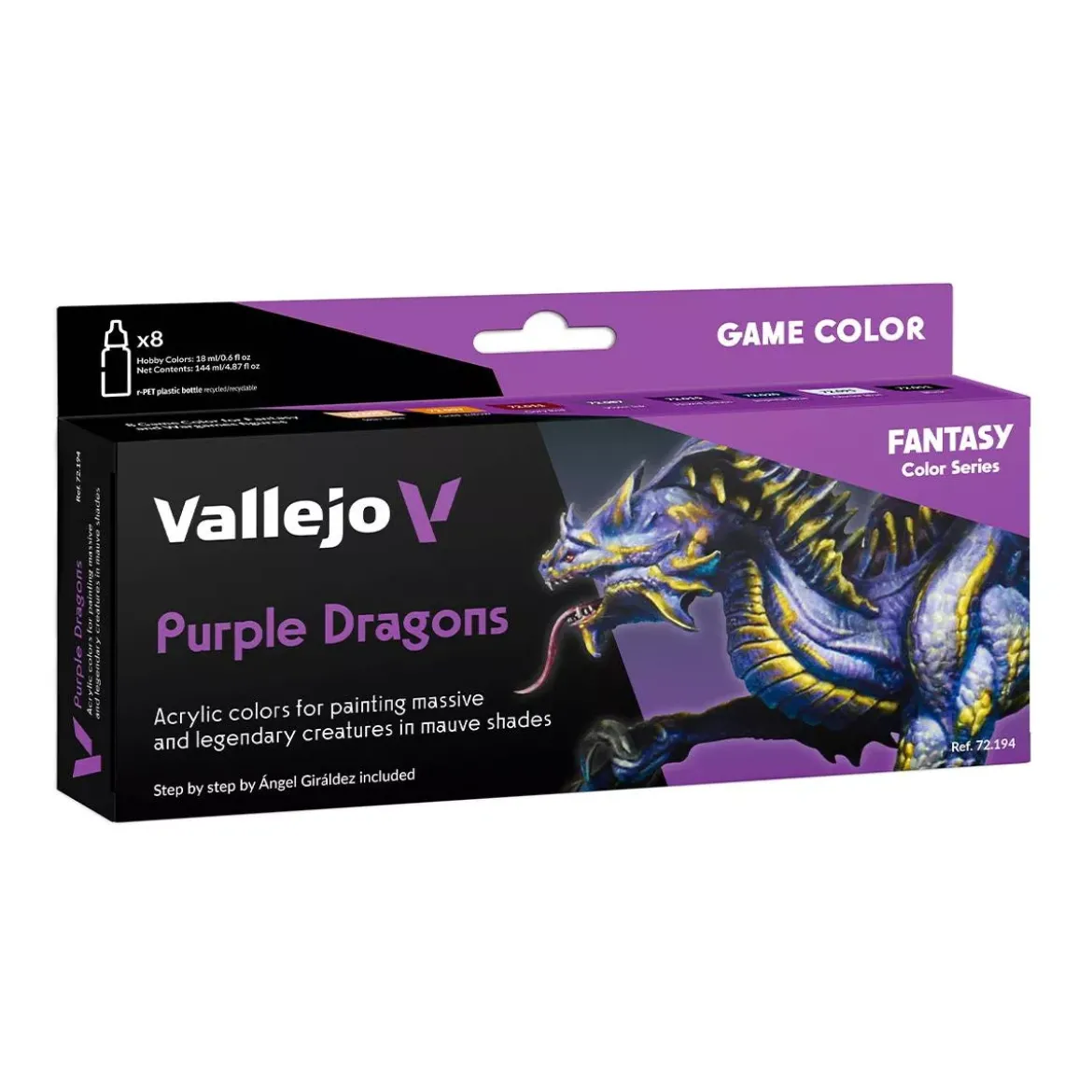 Fantasy Color Series 8 Purple Dragons - Peinture