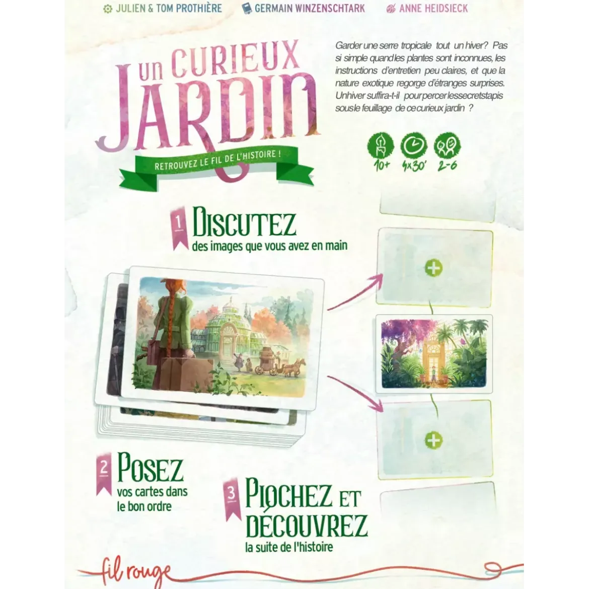 Fil rouge - Un Curieux Jardin