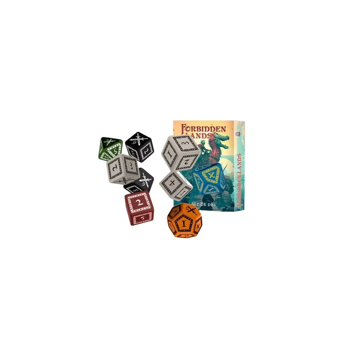Forbidden Lands : Set de Dés