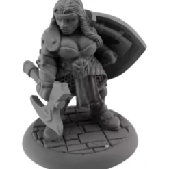 Freya Fangbreaker, Dwarf Shieldmaiden - Figurine Héros & Héroïnes Reaper Miniatures