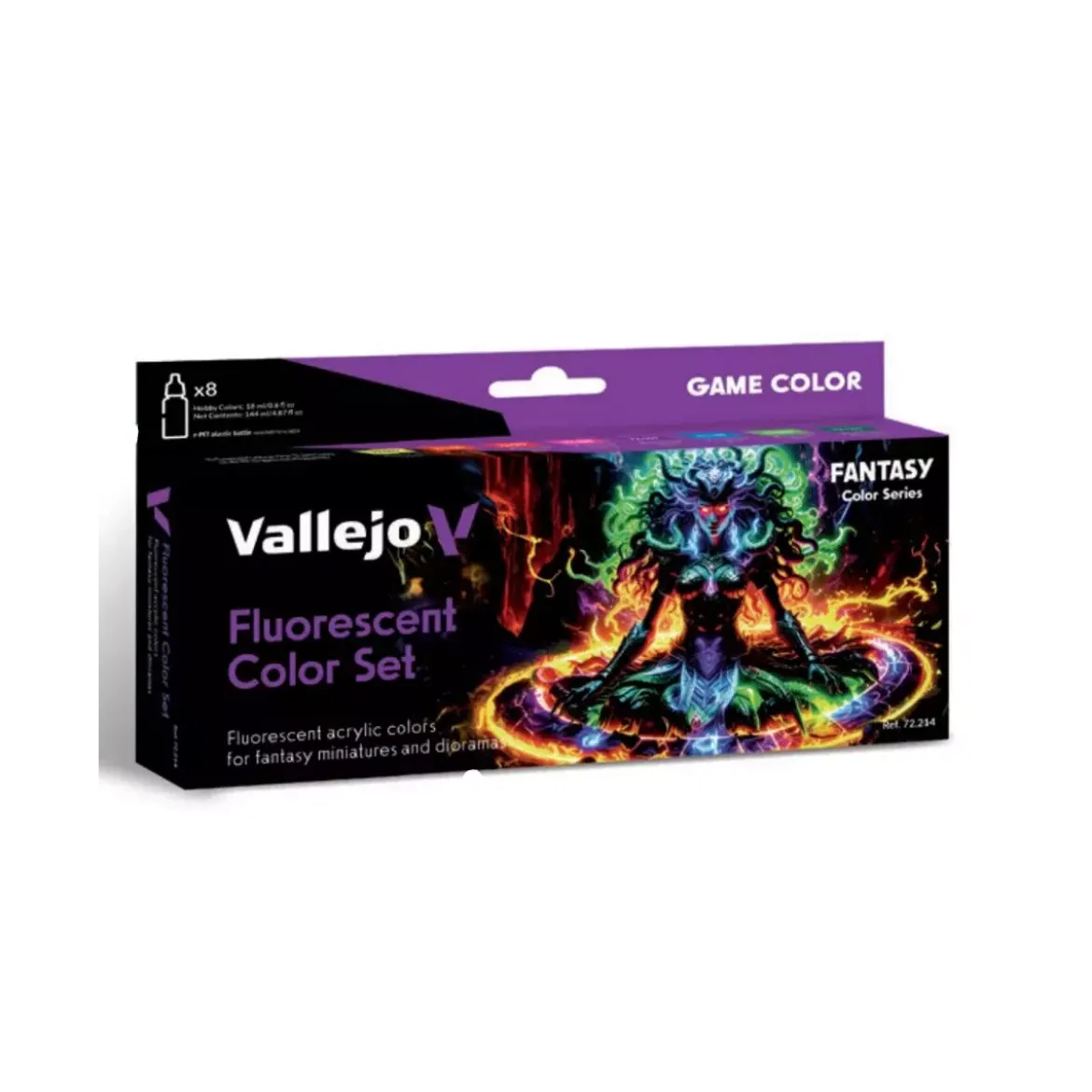 Game Color Fluo : Fluorescent Color Set - Peinture