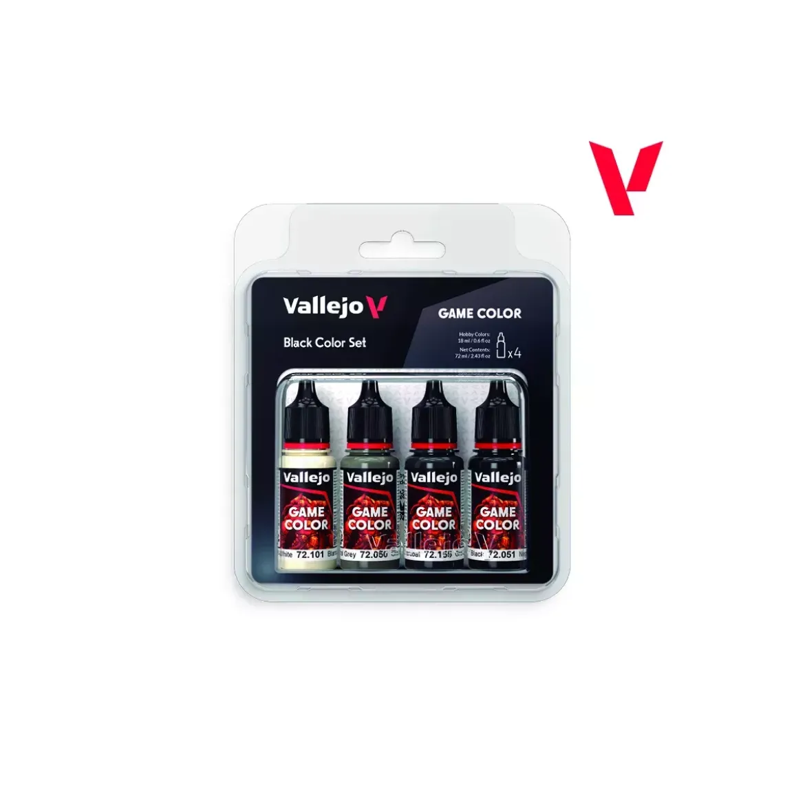 Game Color Set Black- Peinture
