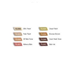 Game Color Set 8 Skin Tones - Peinture