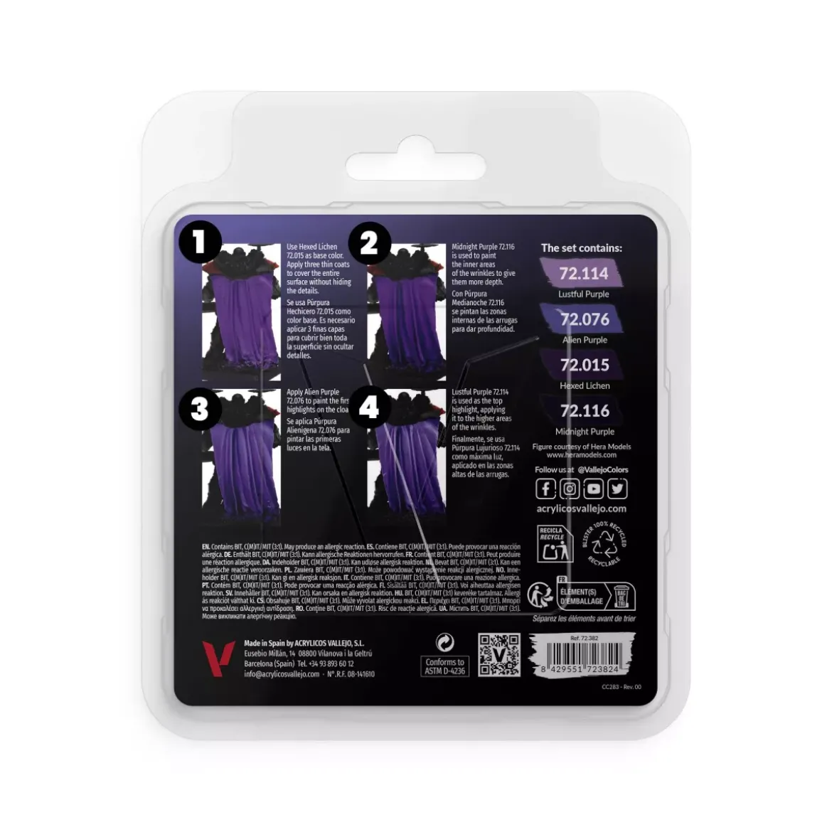 Game Color Set Violet - Peinture