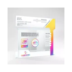 GG : 200 Sleeves Matte - Standard Value Pack Gray - 66 x 91 mm