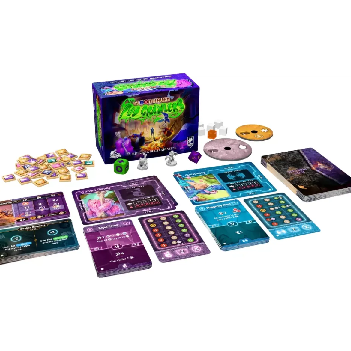 Gloomhaven Buttons & Bugs : Pub Crawlers - Extension - Version Anglaise