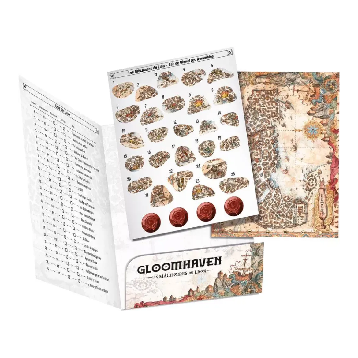 Gloomhaven Les mâchoires du Lion : Set de vignettes amovibles - Extension