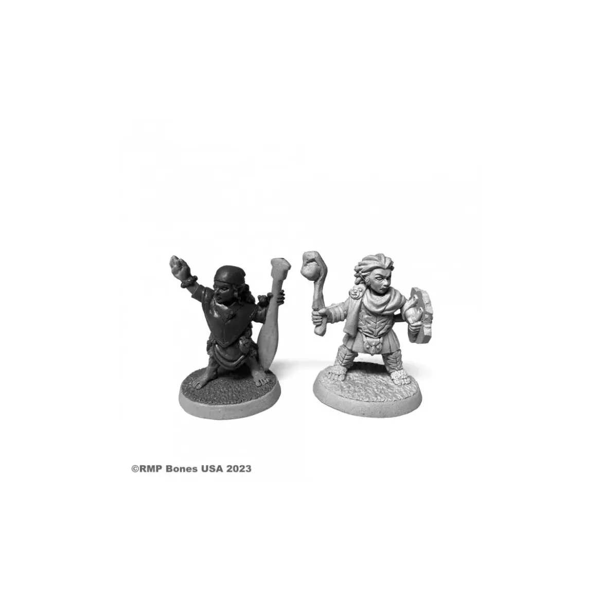 Halfling River Witch And Druid - Figurine Héros & Héroïnes Reaper Miniatures