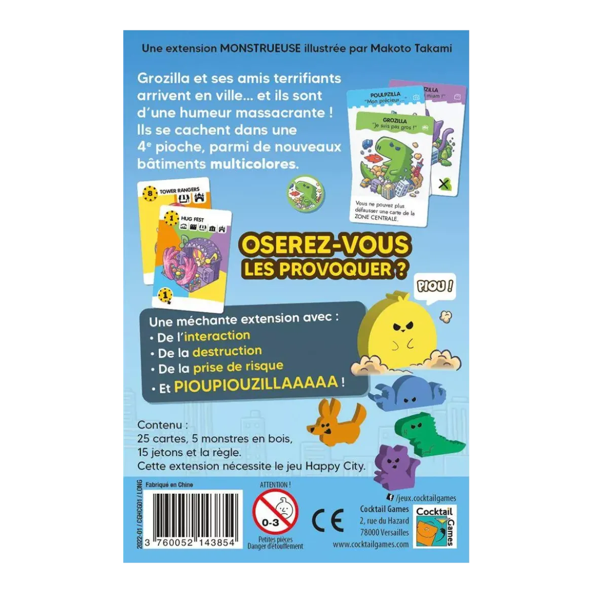 Happy City : Grozilla - Extension