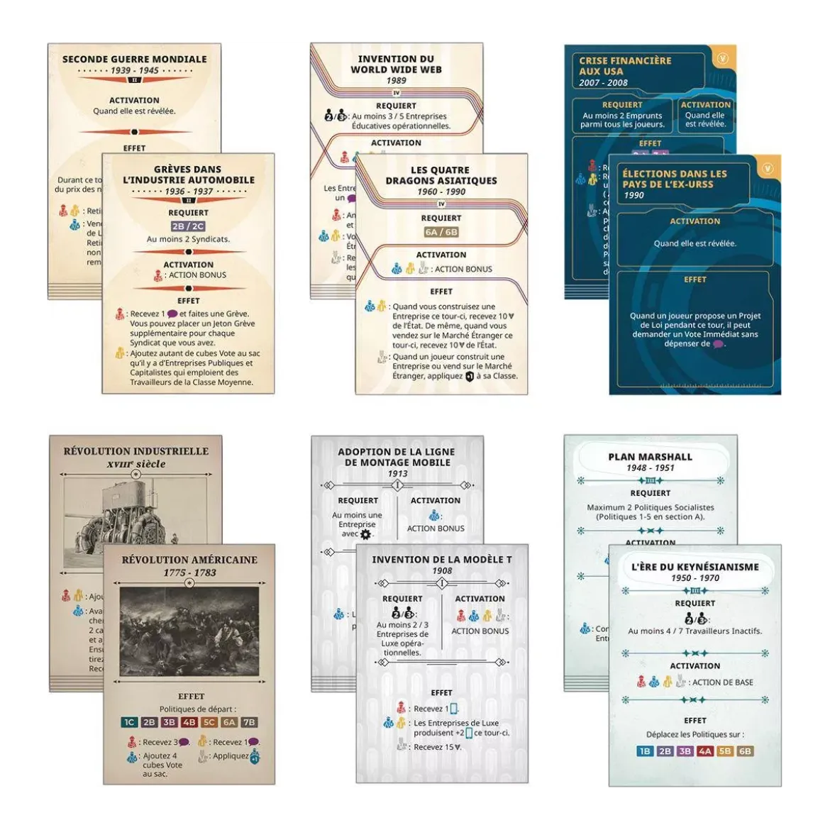 Hegemony : Événements Historiques - Extension