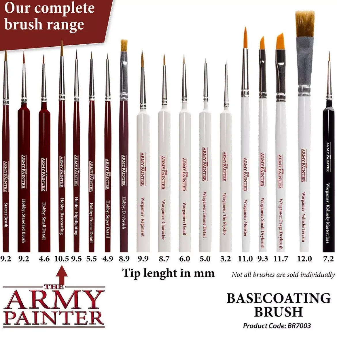 Hobby Brush : Basecoating - Pinceaux