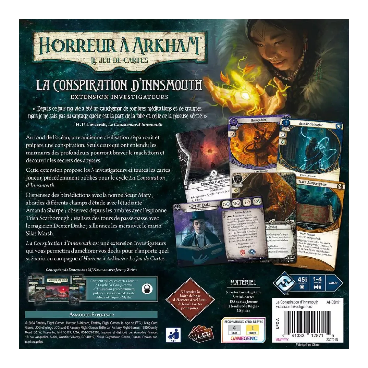 Horreur à Arkham JCE : La Conspiration d’Innsmouth - Extension Investigateurs