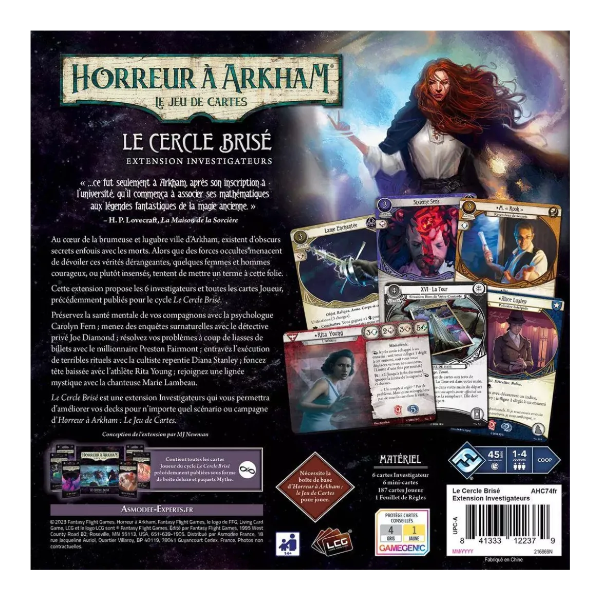Horreur à Arkham JCE : Le Cercle Brisé - Extension Investigateurs