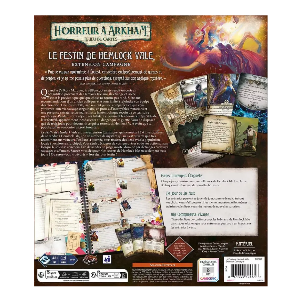 Horreur à Arkham JCE : Le Festin De Hemlock Vale - Extension Campagne
