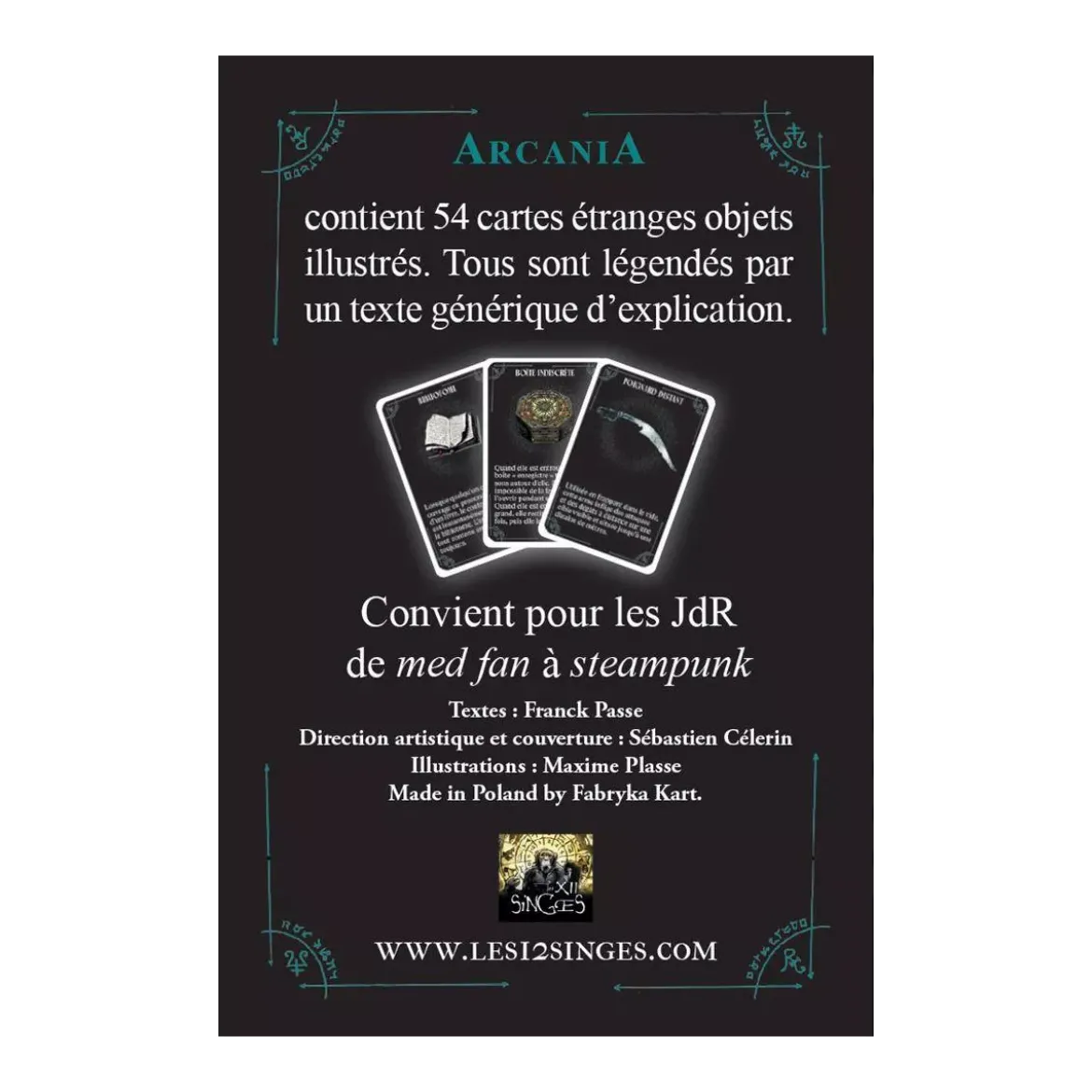 Into the Odd : Cartes Arcania