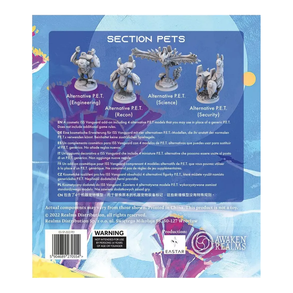 ISS Vanguard : Section Pets - Extension