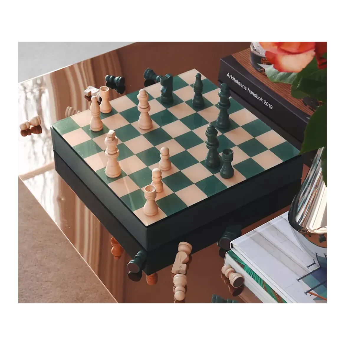 Jeu d'Échecs Classique Vert - Printworks Play