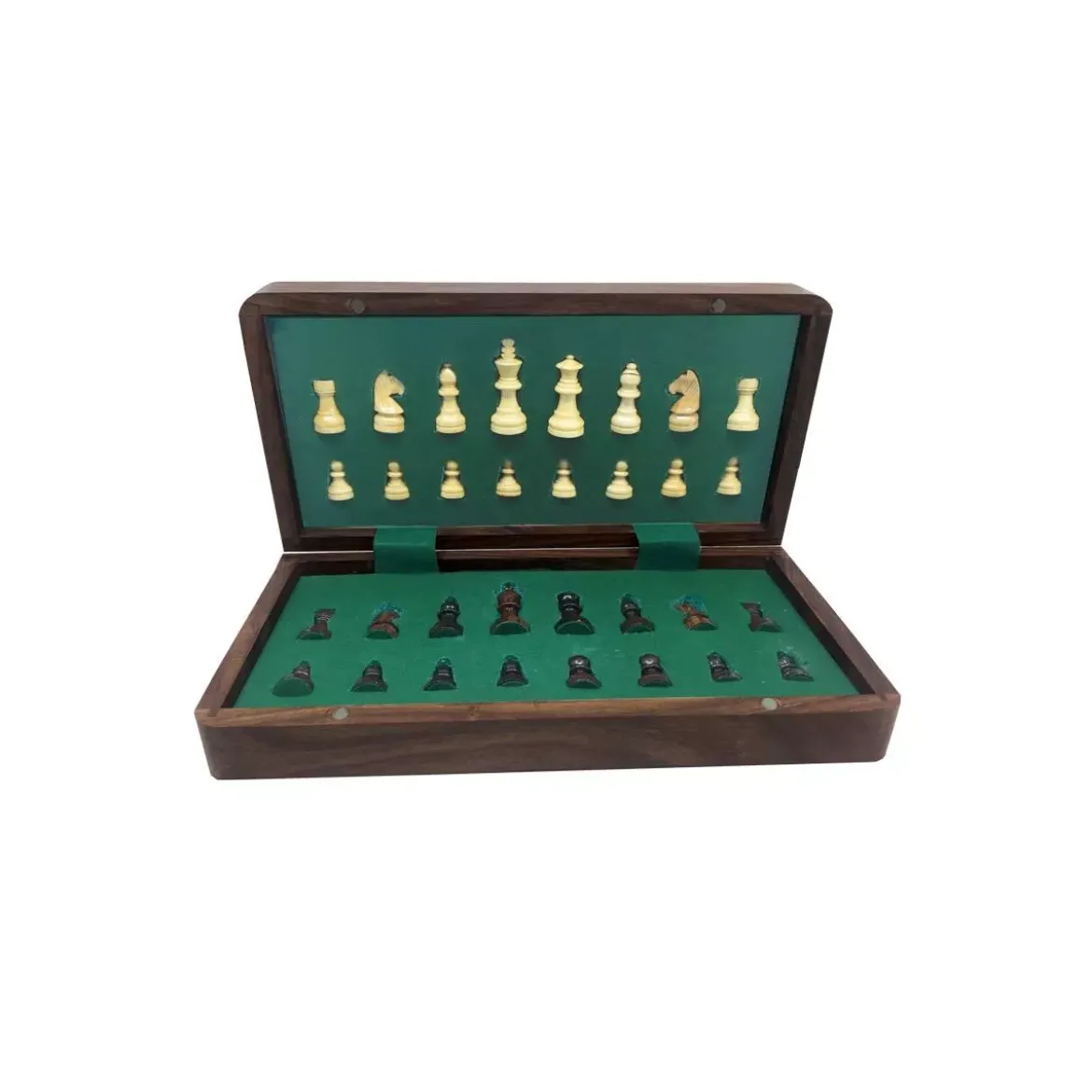 Jeu d'Échecs Pliable et Magnétique - 30 cm