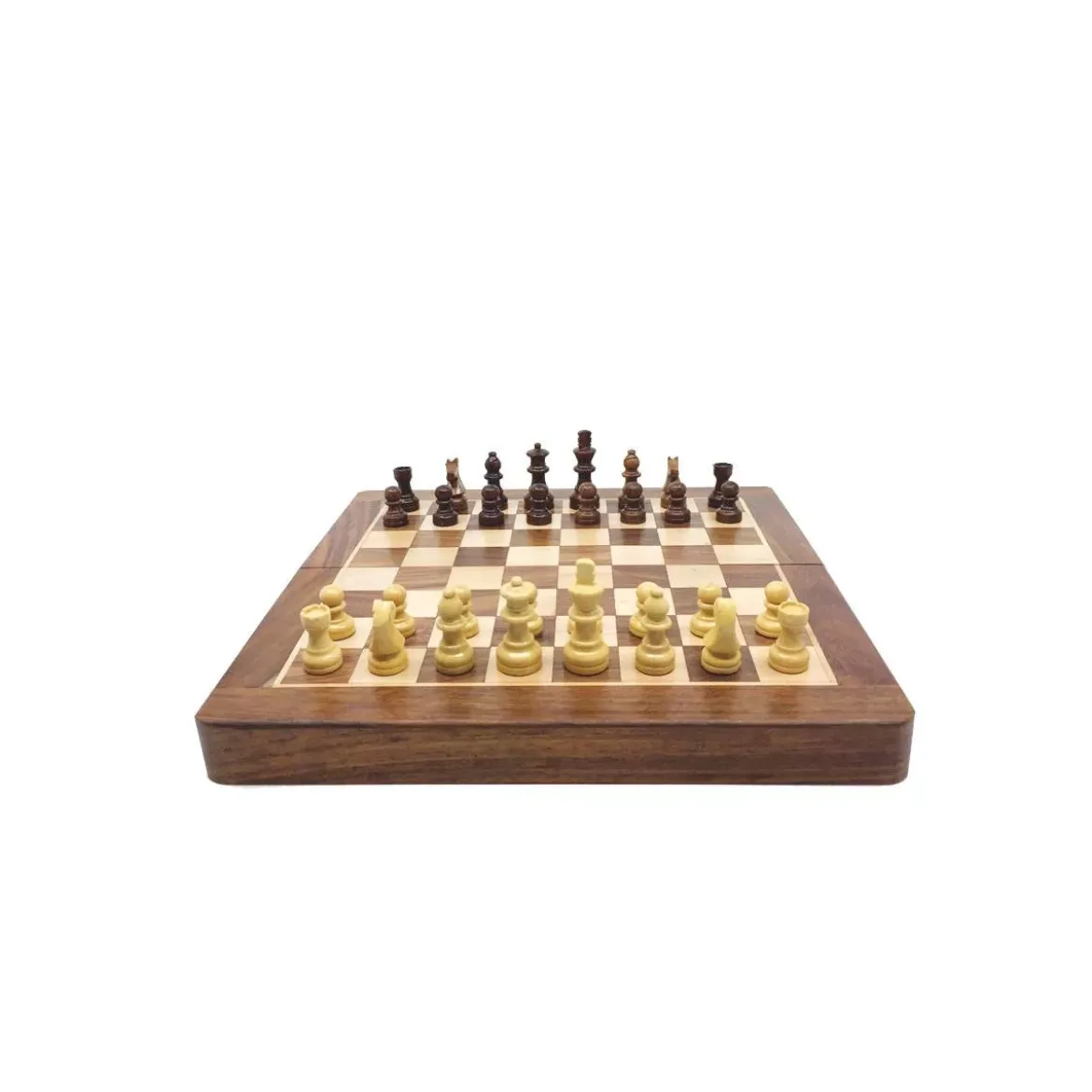 Jeu d'Échecs Pliable et Magnétique - 35 cm