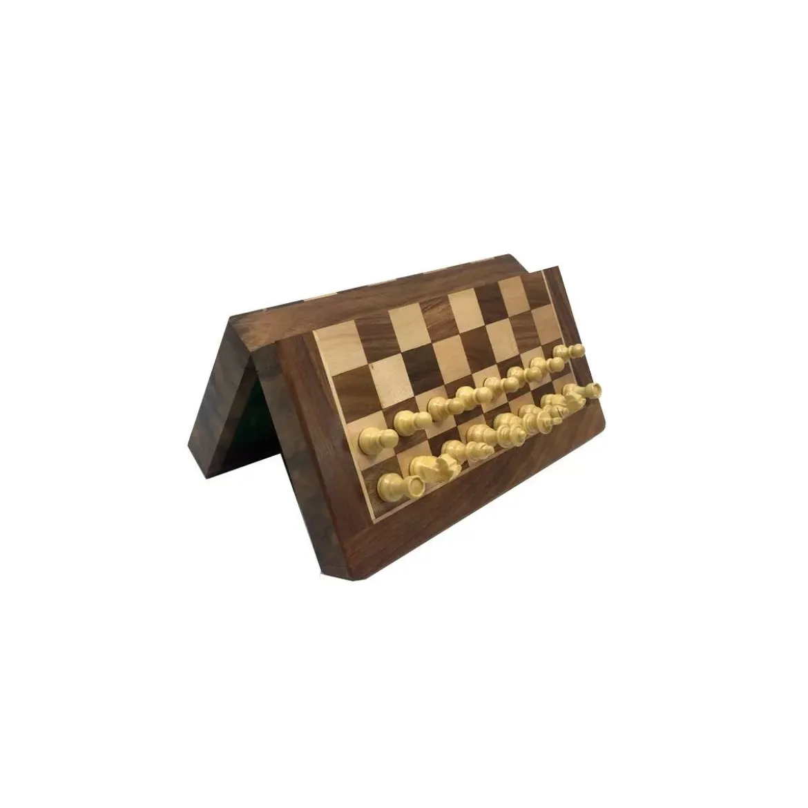 Jeu d'Échecs Pliable et Magnétique - 35 cm