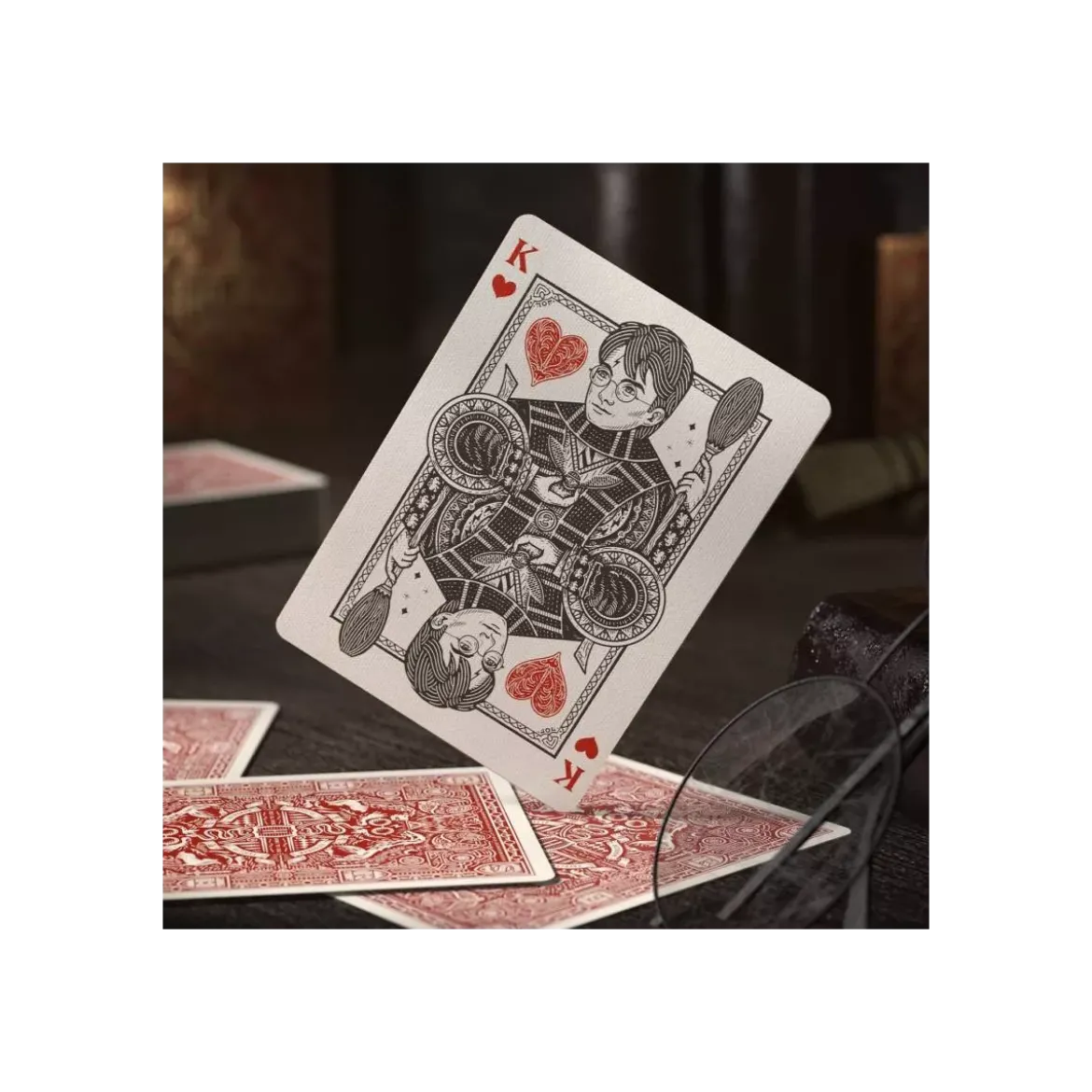 Jeu de 54 cartes Bicycle Theory 11 - Harry Potter : Gryffondor