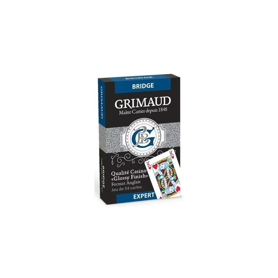 Jeu de 54 cartes Grimaud Expert - Bridge et Poker