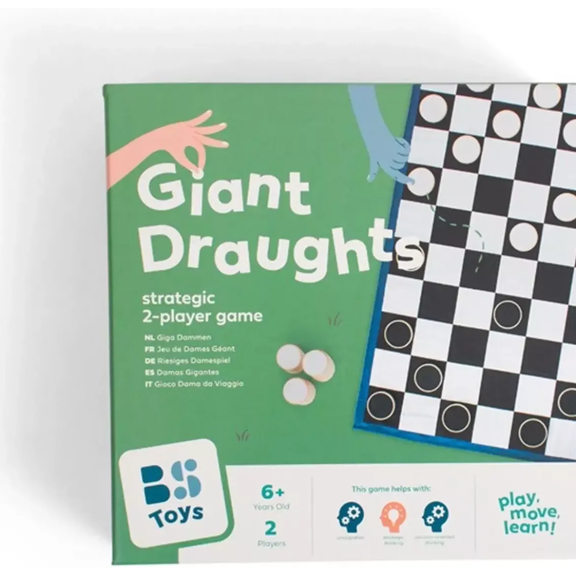 Jeu de Dames Géant - BS Toys