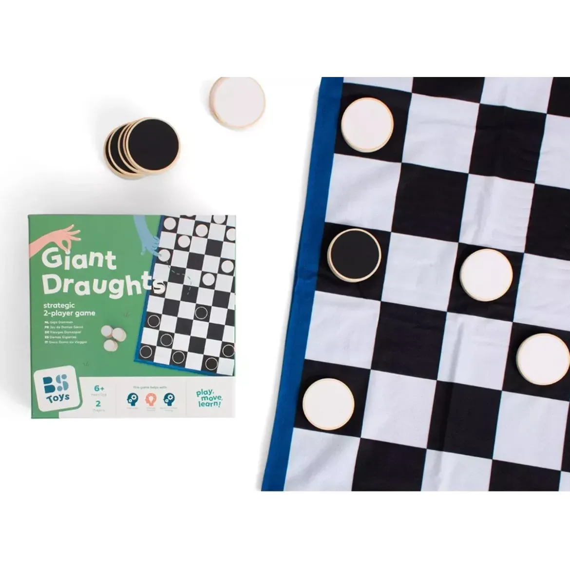 Jeu de Dames Géant - BS Toys
