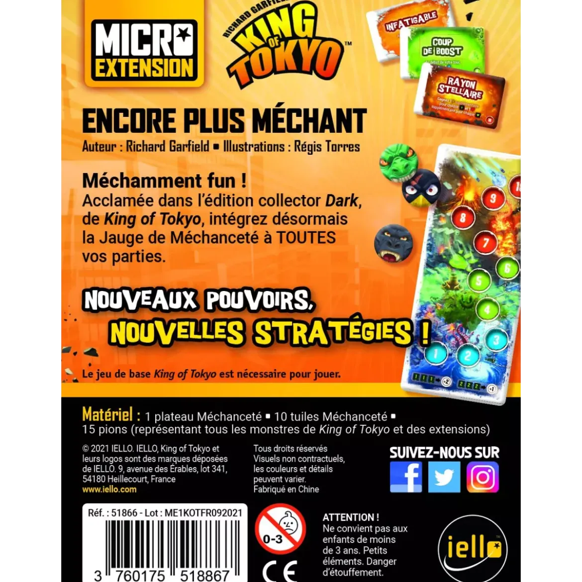 King of Tokyo : Encore Plus Méchant - Micro Extension