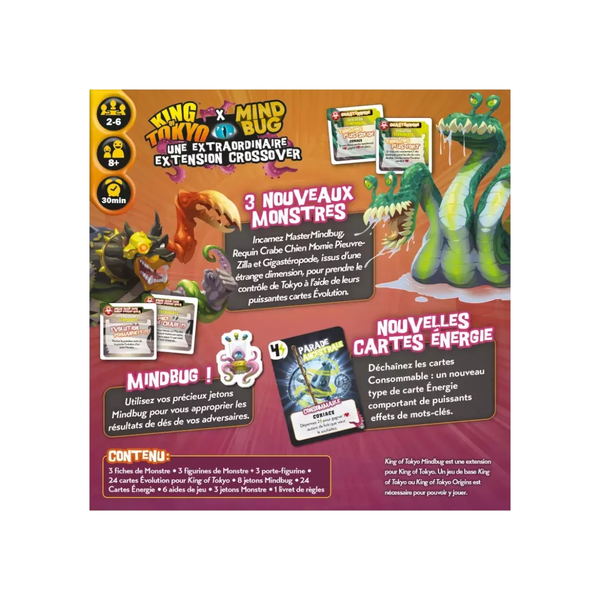 King of Tokyo : Mindbug - Extension