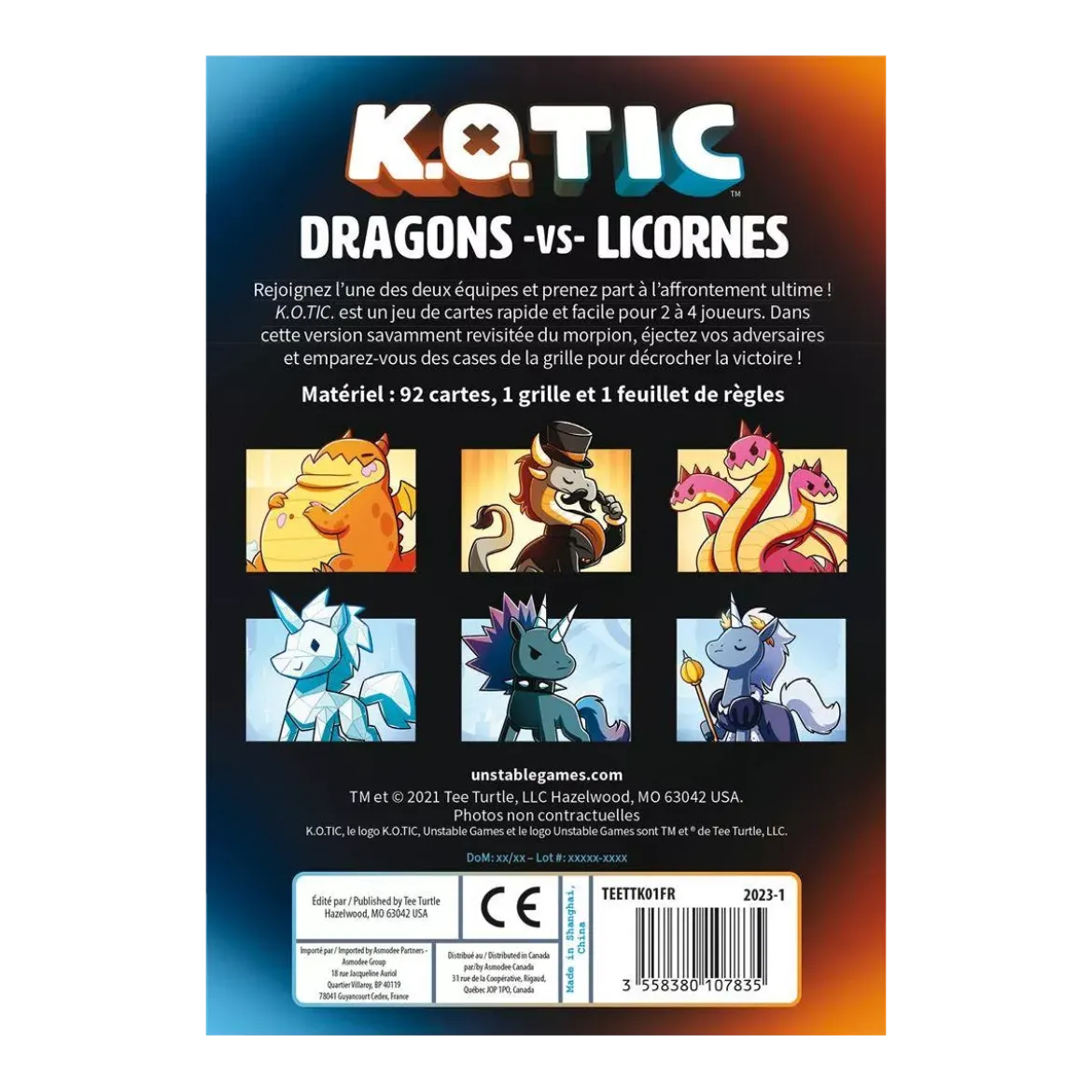 K.O.TIC : Dragons VS. Unicorns