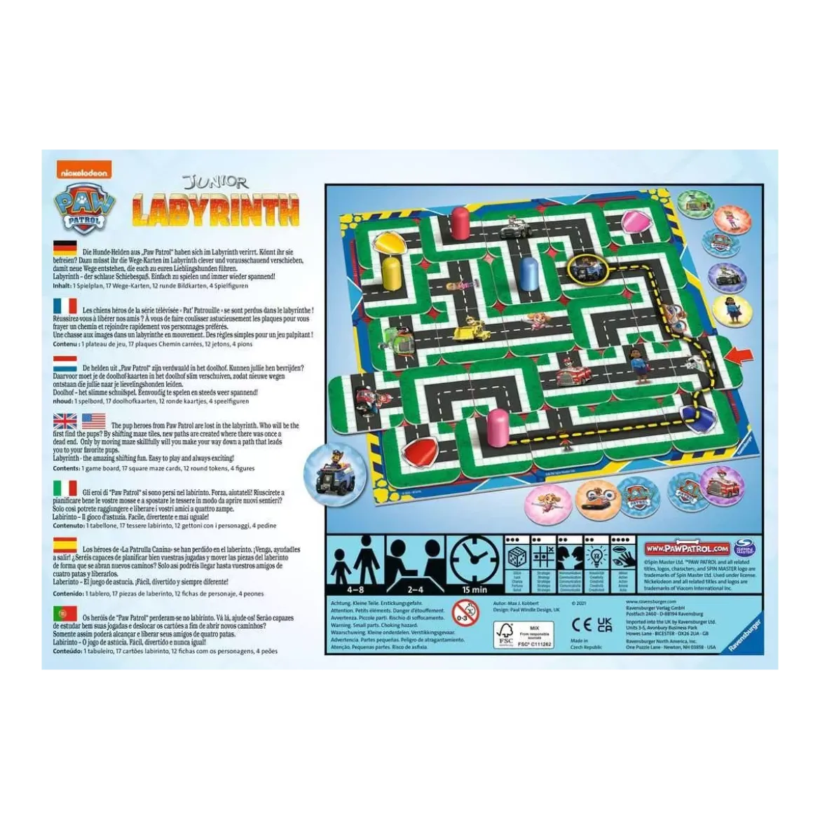 Labyrinthe Junior Pat Patrouille