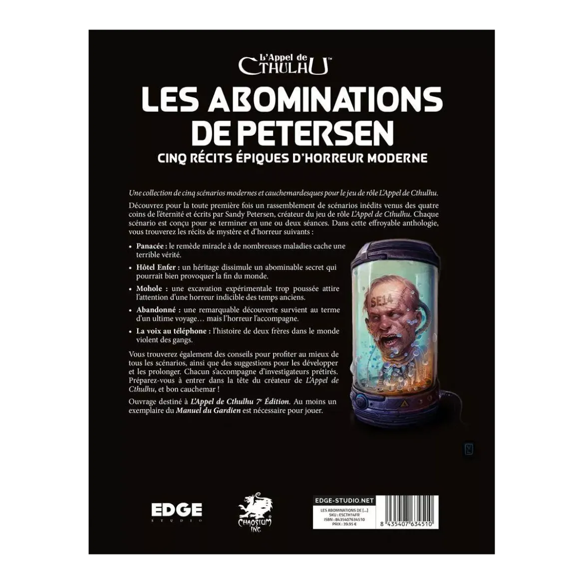L'Appel de Cthulhu : Les Abominations de Petersen