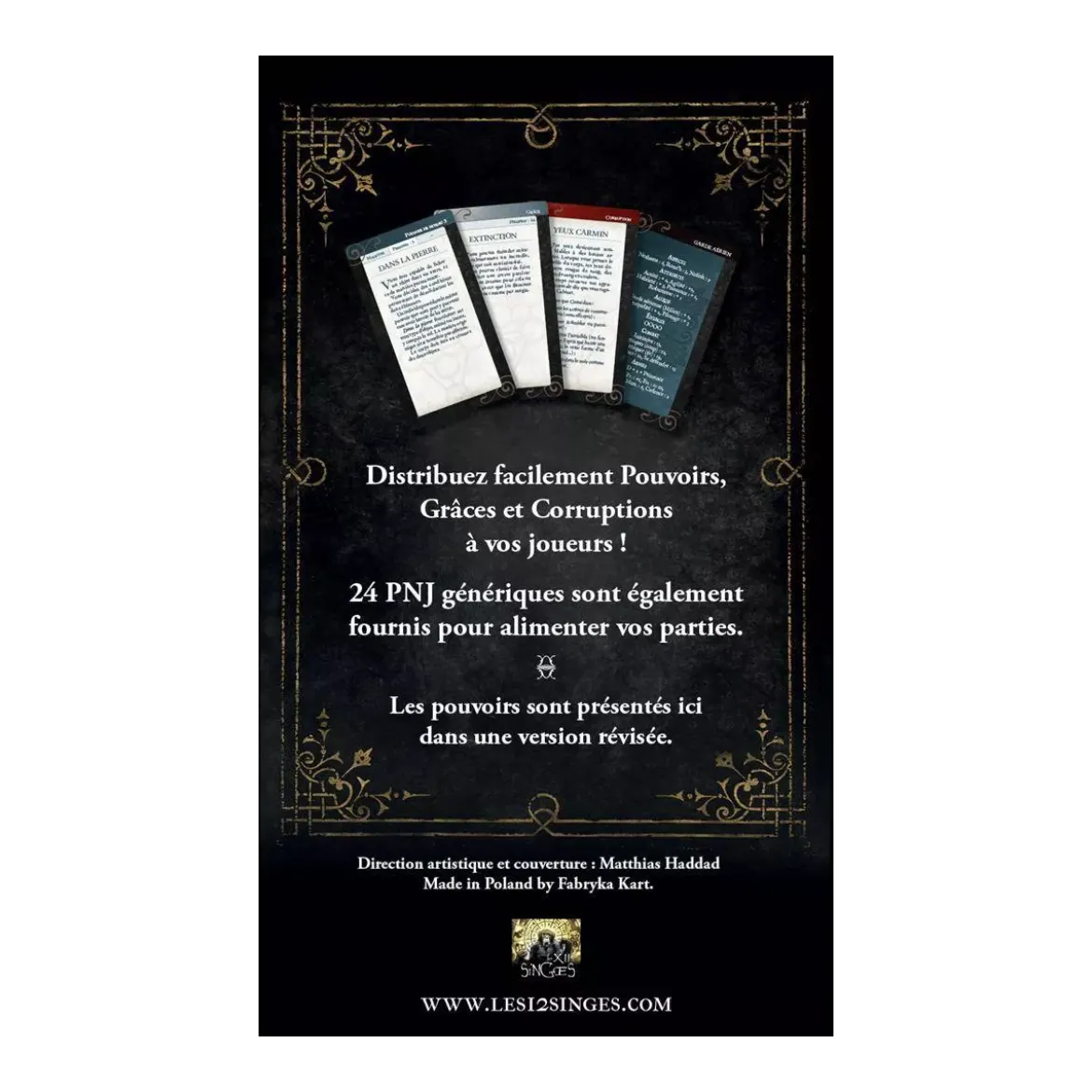 Le Cabinet des Murmures : Deck de Cartes