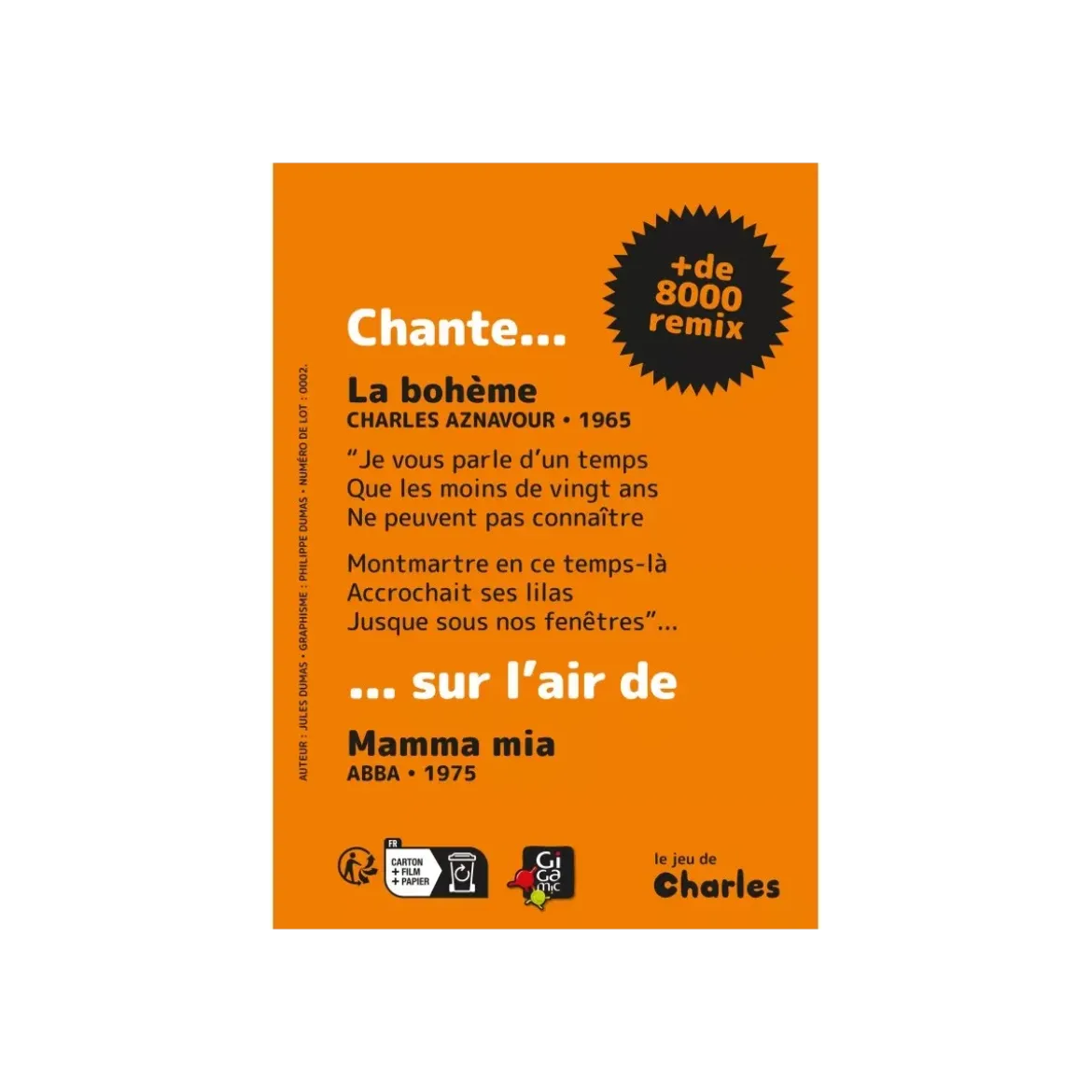 Le Jeu de Charles