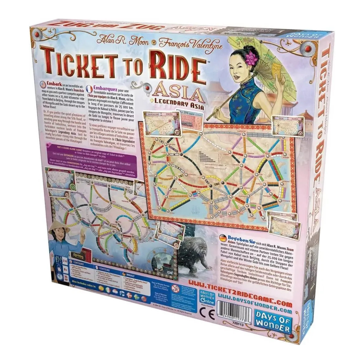 Les Aventuriers du Rail : Asie - Extension