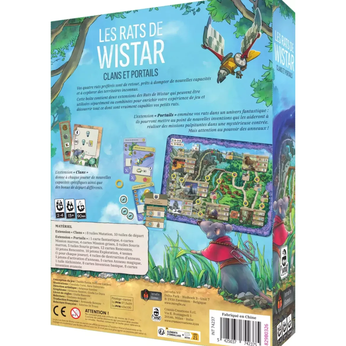 Les Rats de Wistar : Clans et Portails - Extension