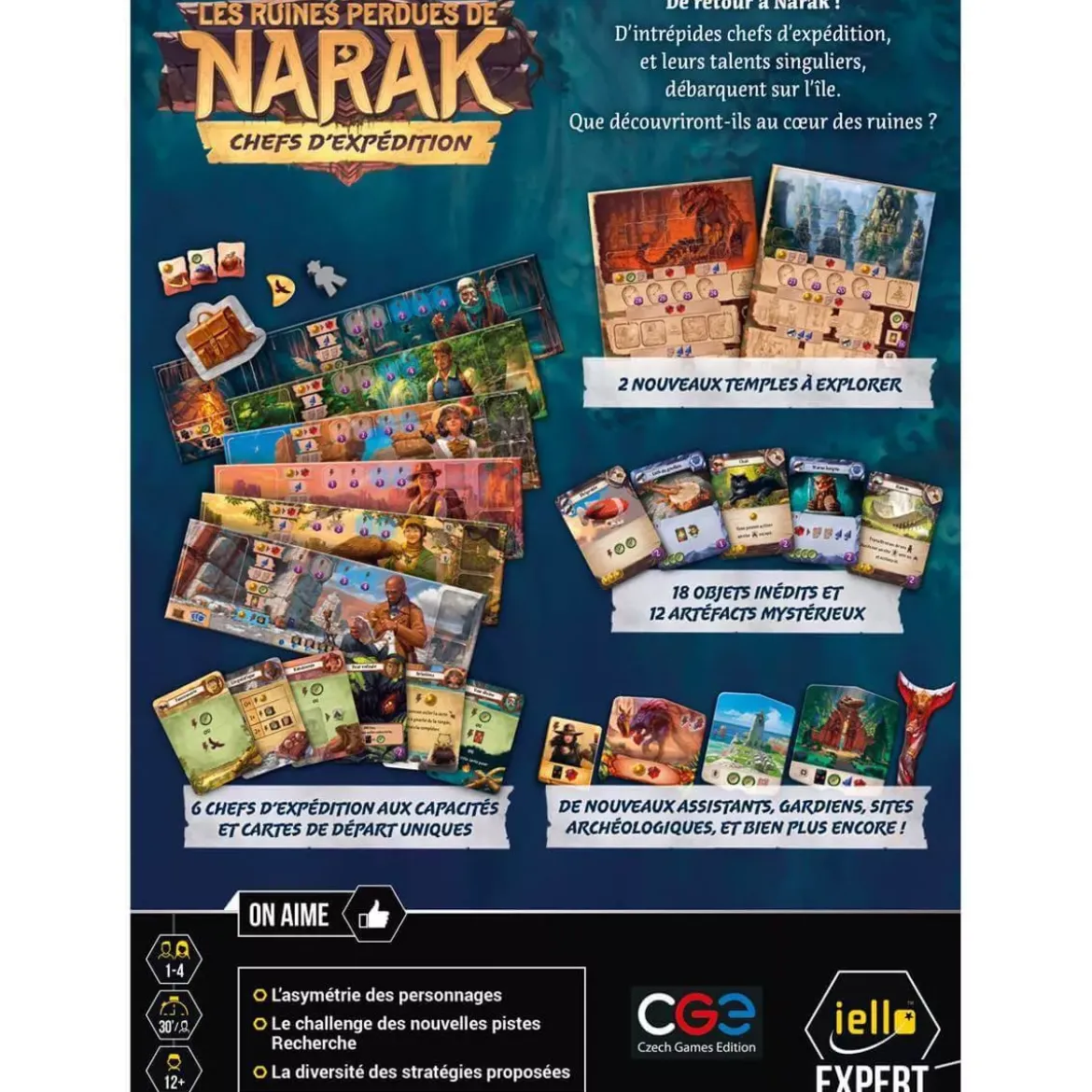 Les Ruines Perdues de Narak : Chefs d'Expédition - Extension