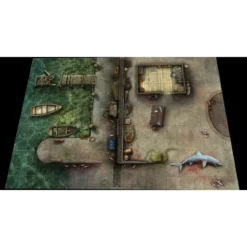 Livre Plateau de Jeu - Battle Mats : Horreur à Arkham : Le Jeu de Rôle A4