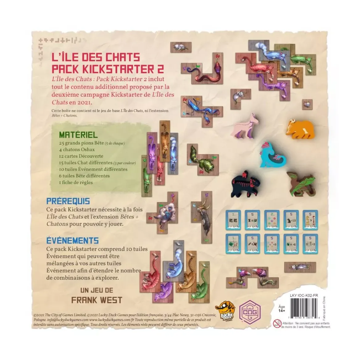 L'île des chats : Pack Kickstarter 2 - Extension