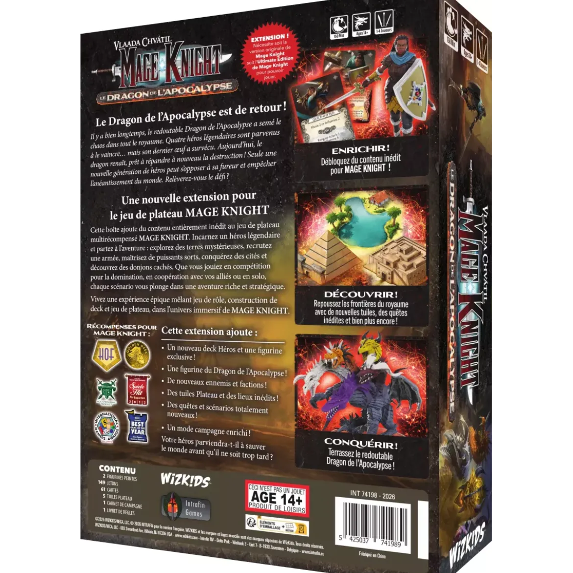 Mage Knight : Le Dragon de l'Apocalypse - Extension
