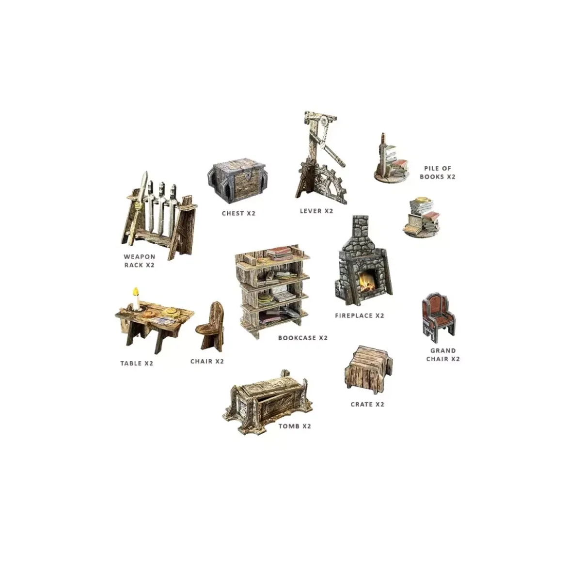 Maladum : Dungeon Furniture