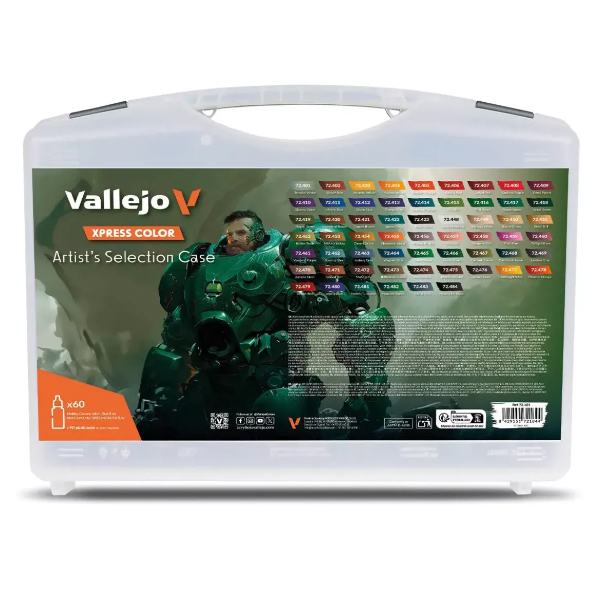 Mallette 60 teintes Xpress Color - Peinture