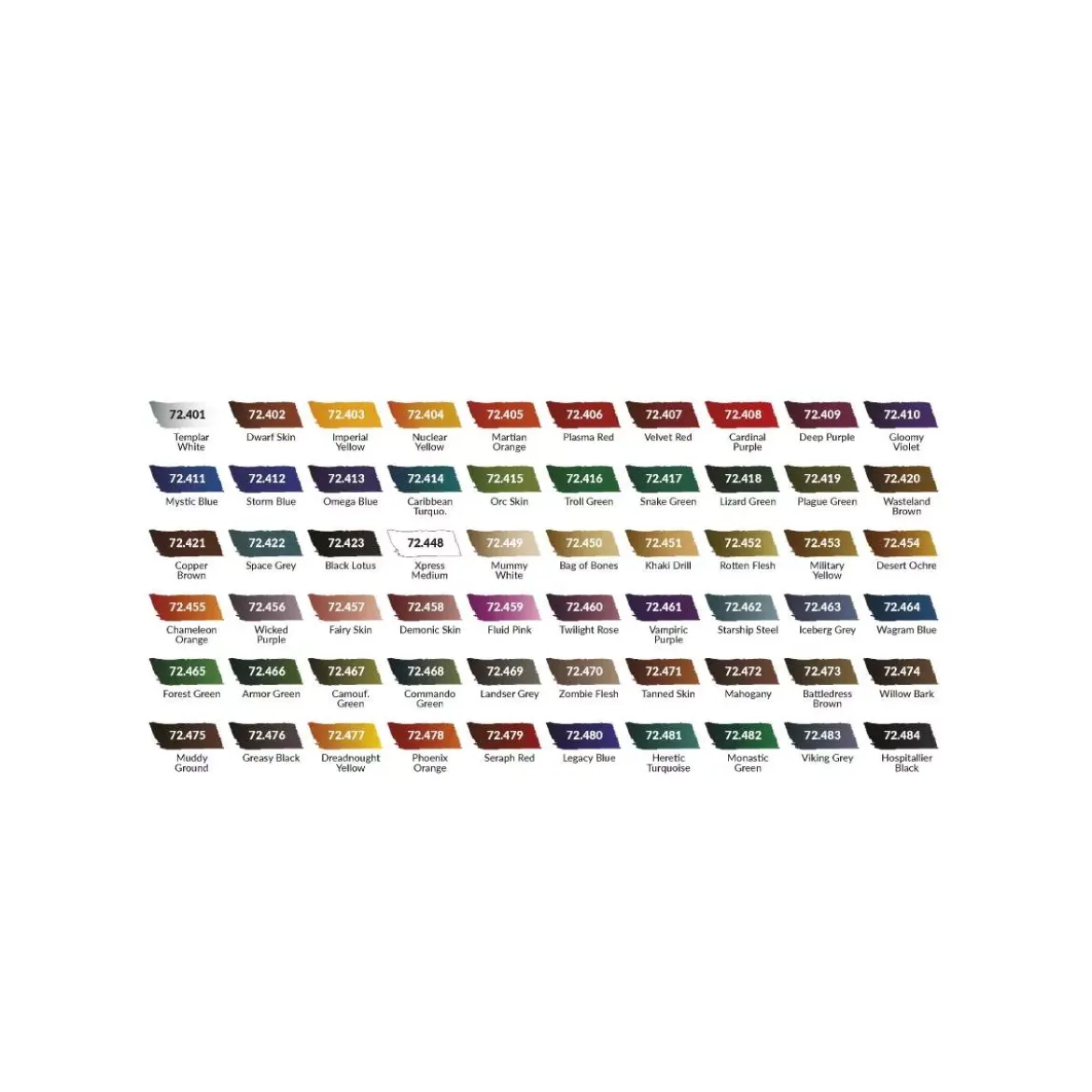 Mallette 60 teintes Xpress Color - Peinture