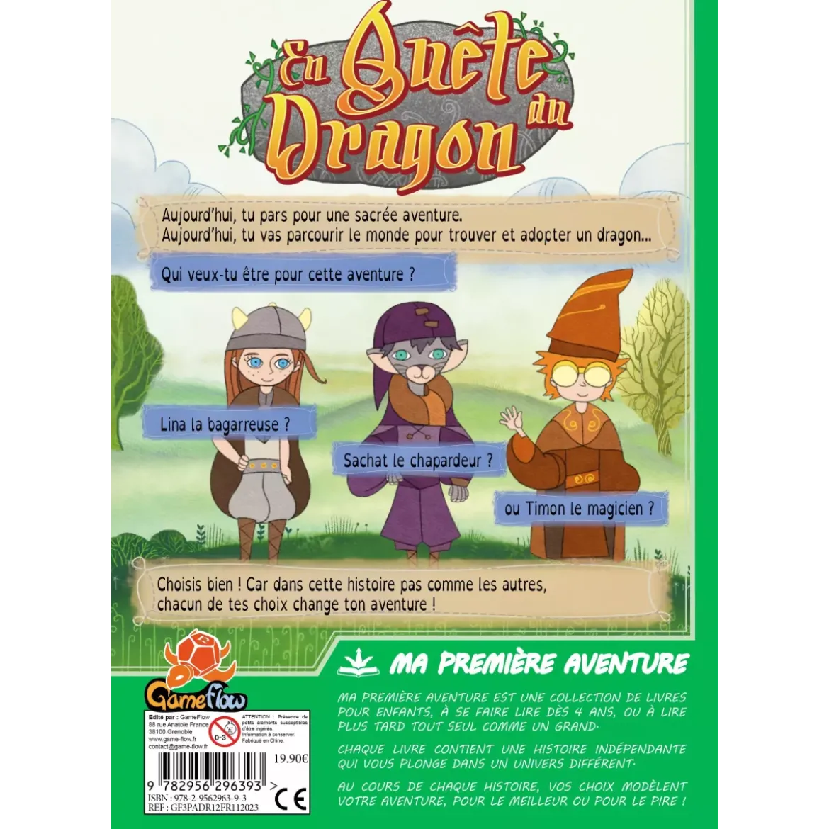 Ma Première Aventure : En Quête du Dragon - Version Longue