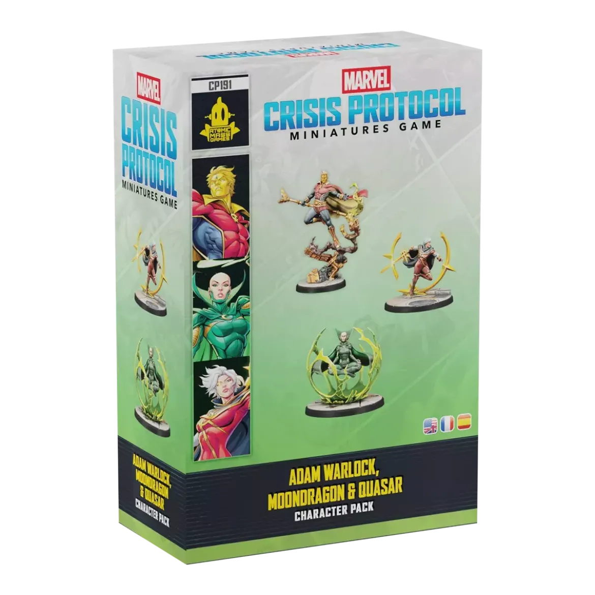 Marvel Crisis Protocol : Adam Warlock, Moondragon & Quasar - Character Pack