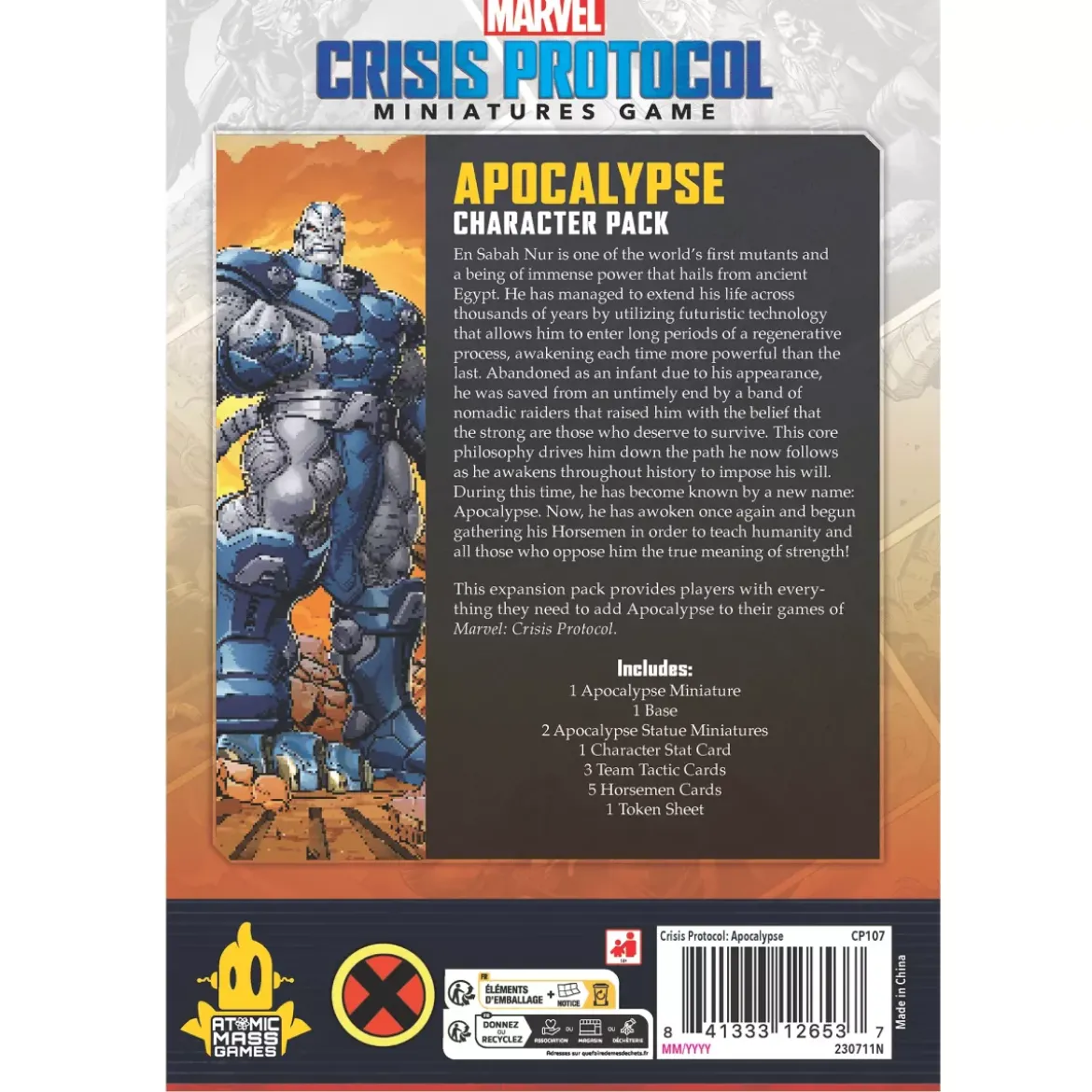 Marvel Crisis Protocol : Apocalypse - Character Pack