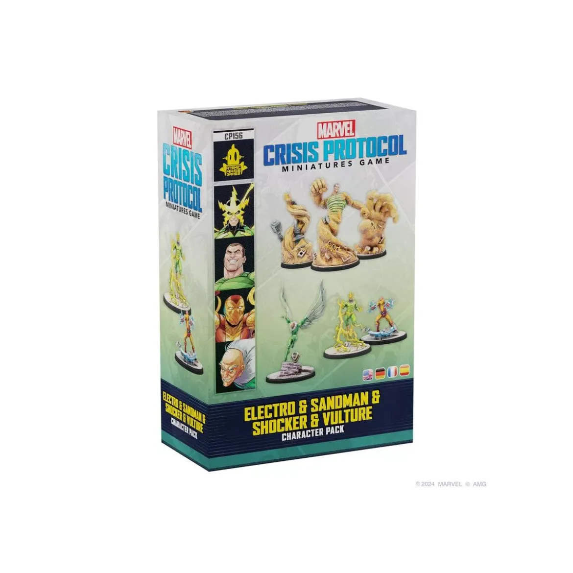 Marvel Crisis Protocol : Electro & Sandman & Shocker & Vulture - Character Pack