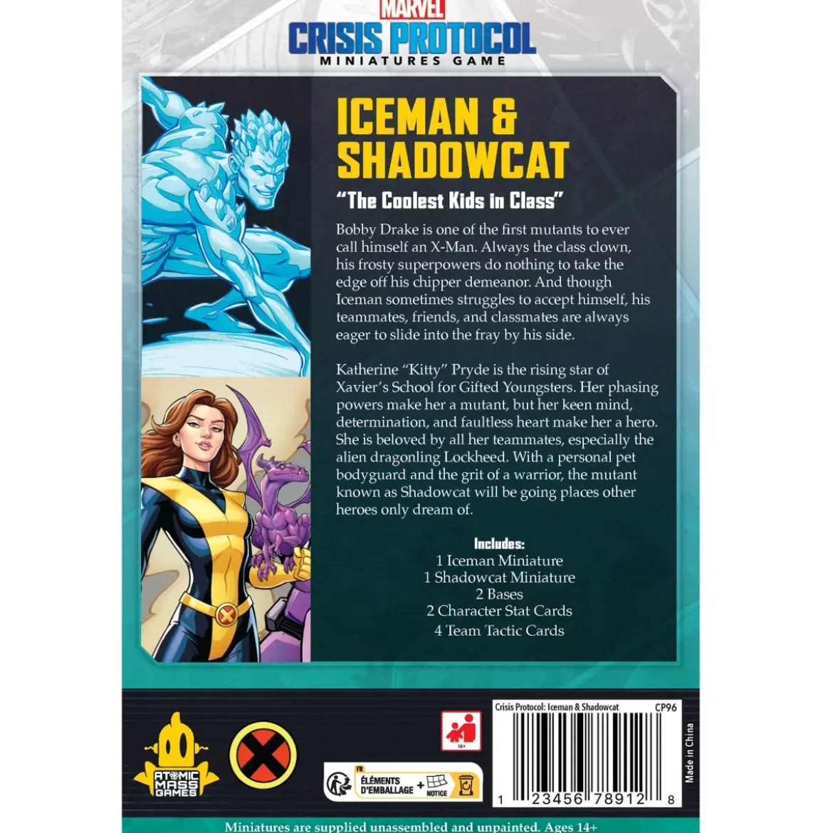 Marvel Crisis Protocol : Iceman & Shadowcat - Character Pack